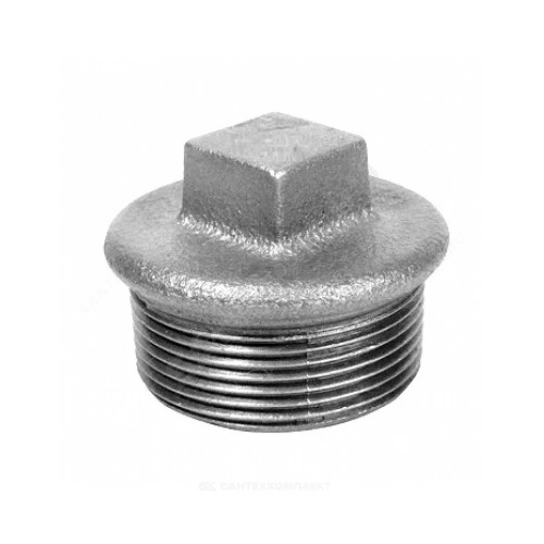 Заглушка чугун оц Ду 25 (1") НР Fittex PLUS