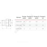 Соединитель латунь американка Ду 15 (1/2") прямой ВР/НР VALFEX VF.340.L.012