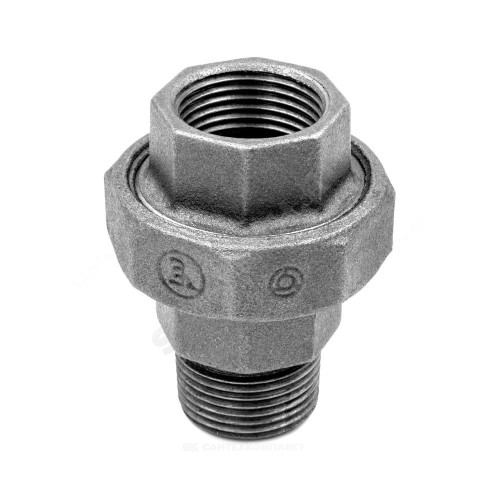 Соединитель прямой американка чугун Ду 15 (1/2") ВР/НР конусный Fittex PLUS