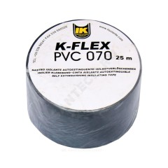 Лента ПВХ PVC AT 070 38мм х 25м черная самоклеящаяся K-flex 850CG020001