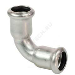 Отвод сталь нерж AISI 316L 90гр Дн 35 Ру16 пресс Inoxpres RM 181035900