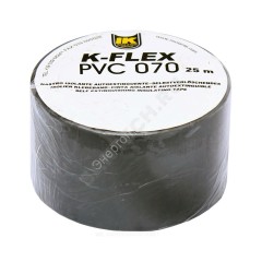 Лента ПВХ PVC AT 070 50мм х 25м черная самоклеящаяся K-flex 850CG020003