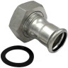 Муфта сталь нерж AISI 316L Дн 28х1 1/4" Ру16 пресс/нак/гайка Inoxpres RM 183028002